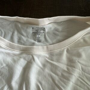 Athleta crop t-shirt! Worn once!